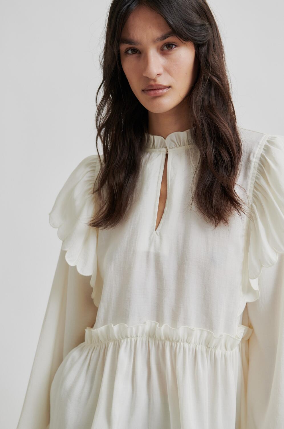 Terra Frill bluse - Tofu